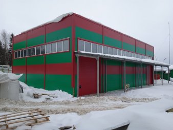 Склад из сэндвич-панелей